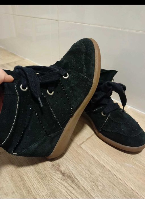 Buty Isabel Marant na koturnie bobby