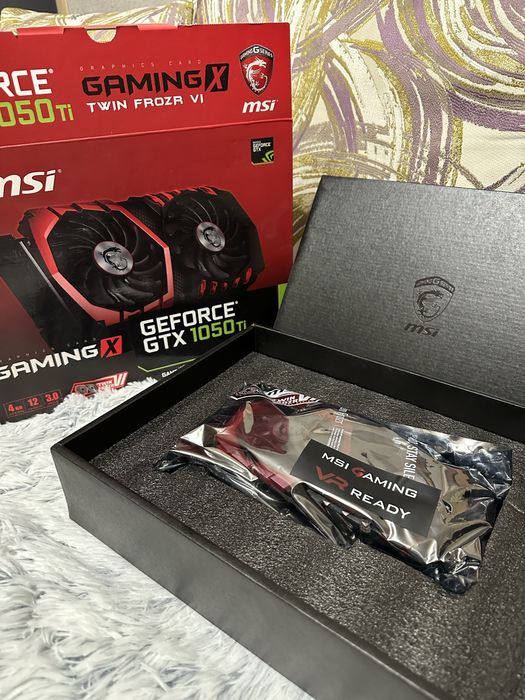 Відеокарта MSI GTX 1050 TI Gaming X: 3 400 грн. - Комплектуючі та ...