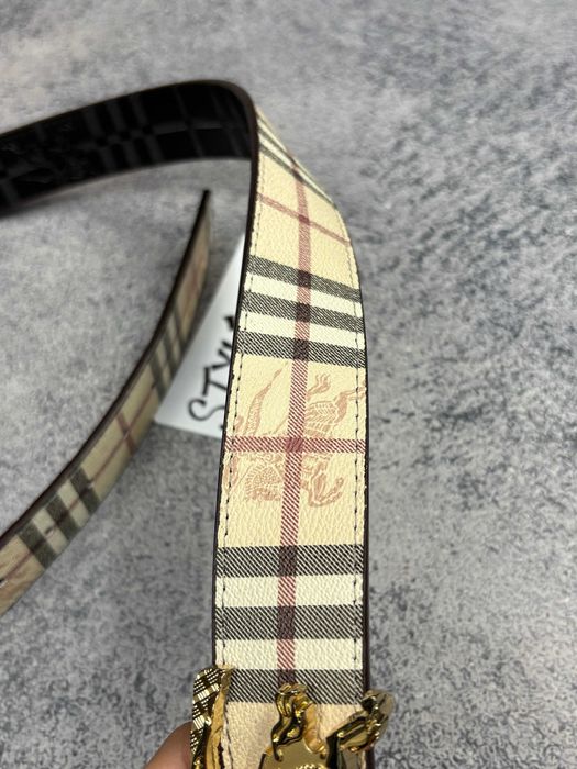 Шкіряний ремень Burberry