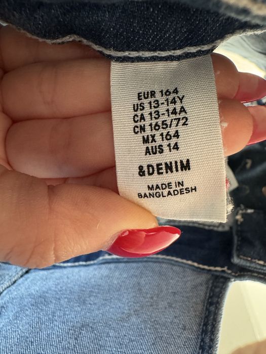 Ogrodniczki dla dziewczynki marki H&M