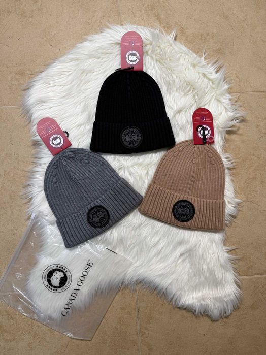 Шапка Canada goose | Зимова Шапка Канадський гусь | тепла наложка