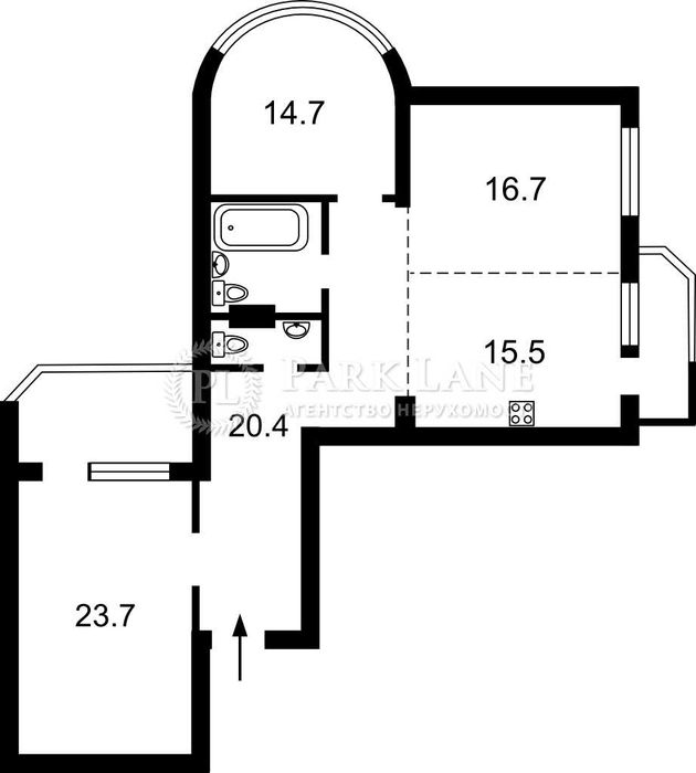 3-комнатная квартира по адресу ул. Чавдар Елизаветы (площадь 110 м²) - Atlanta.ua - фото 16