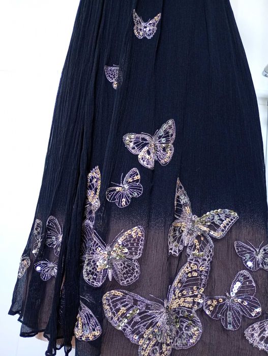 jedwabna sukienka rozmiar 36