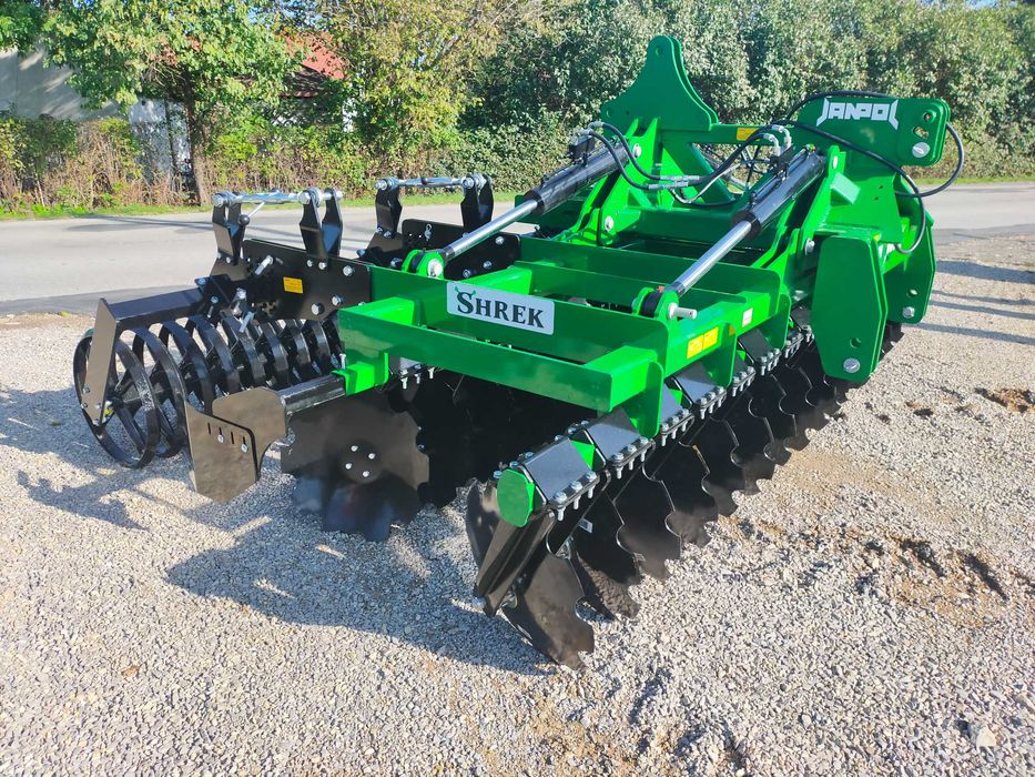 brona talerzowa hydrauliczna JANPOL SHREK 4/5/6m 560 talerz daszek 600 RATY 0%
