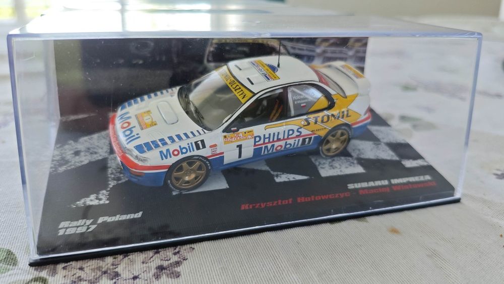 Subaru Impreza 555 Hołowczyc/Wisławski Poland'97 1:43 Deagostini Rally Cars