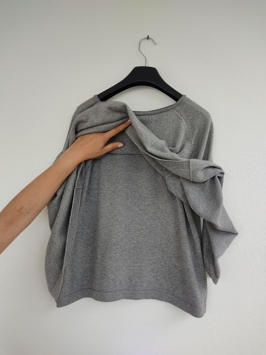 Camisola capa prateada Massimo Dutti