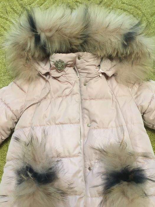 Зимовий пуховик для дівчинки