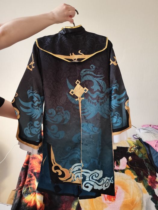 косплей на персонажа Сін Цю, Genshin Impact, костюм карнавальний