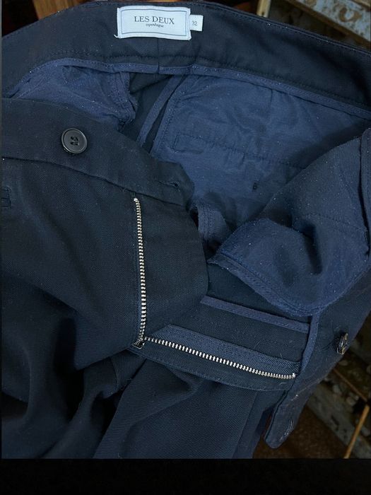 Les Deux Como Cargo Pants roz. 34 męskie czarne spodnie slim fit