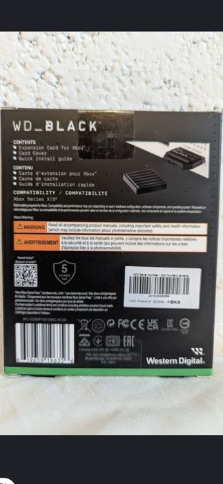 X box X /S ssd память 1tb wb_black c50