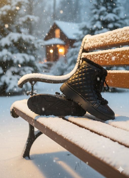 Продам стильні чоботи з еко шкіри