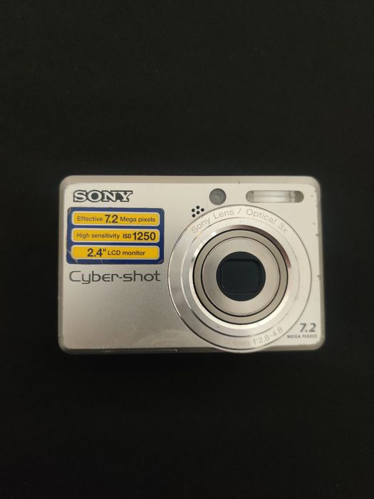 Sony Cyber-shot DSC-S730 Silver  Уцінка!!!Вінтажна Мильниця фотоапарат фотокамера