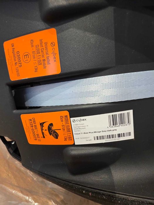 Автокрісло Cybex Cloud T i-Size, сіре, 0-2 роки