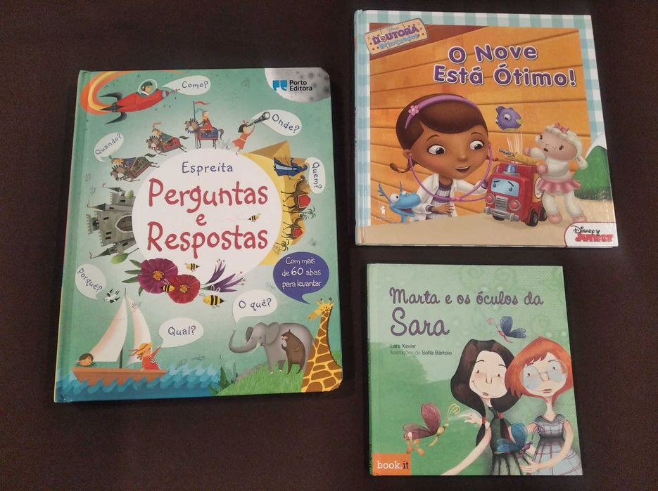Livros infantis - Coleções Espreita, Marta e Doutora Brinquedos