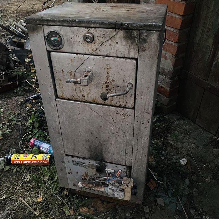 Котел советский газовый с автоматикой искра 16
