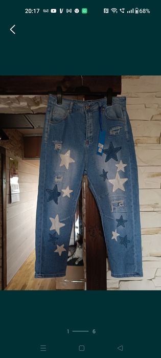 Piękne jeansy denim