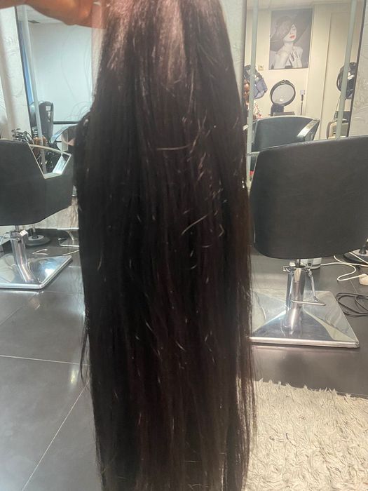 Peruca comprida lisa