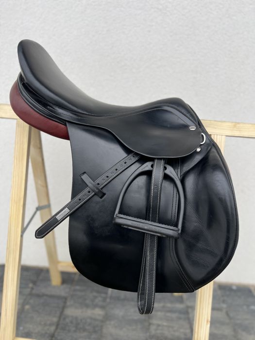 Siodło 17,5 M Daw Mag Grand Prix 17,5/32 exclusive czarne brąz