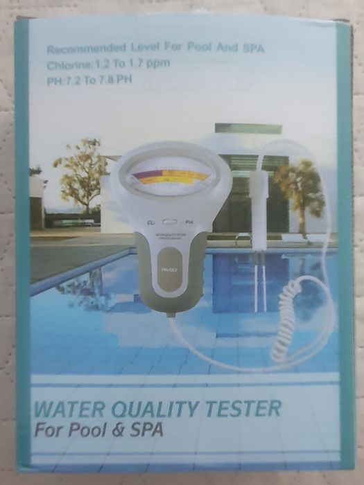 Tester jakości wody pH / Cl₂ – do basenu i SPA – NOWY