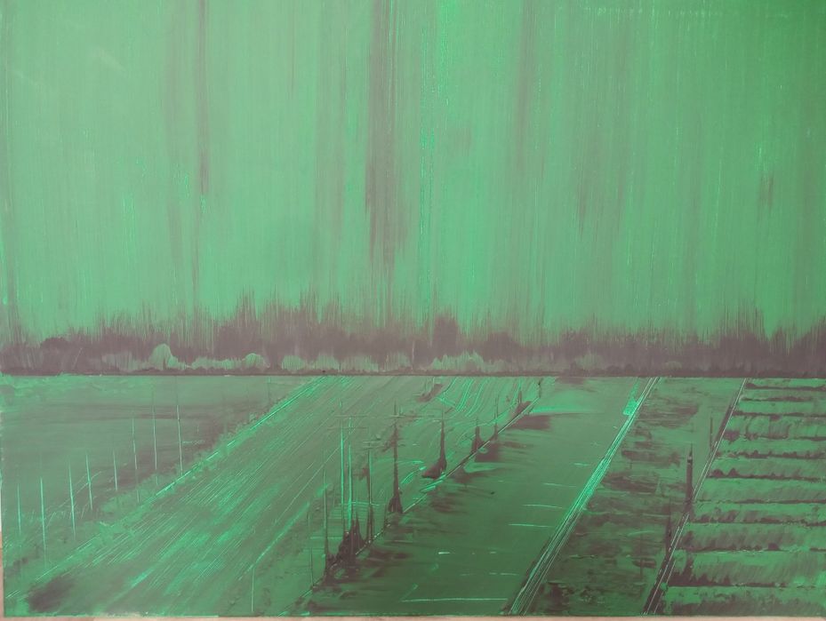 Sprzedam ręcznie malowany wany obraz