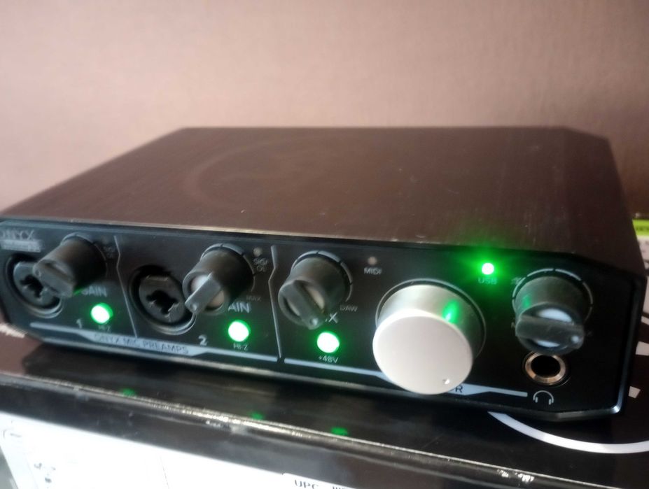 Mackie ONYX Producer2x2:interfejs audio-midi/karta dźwiękowa. Stan BDB