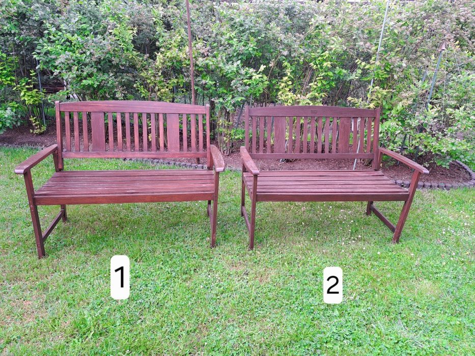 Drewniana ławka do ogrodu 120 cm