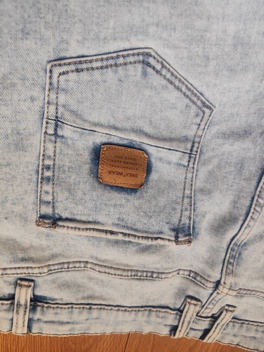 Jeansy męskie carrot fit