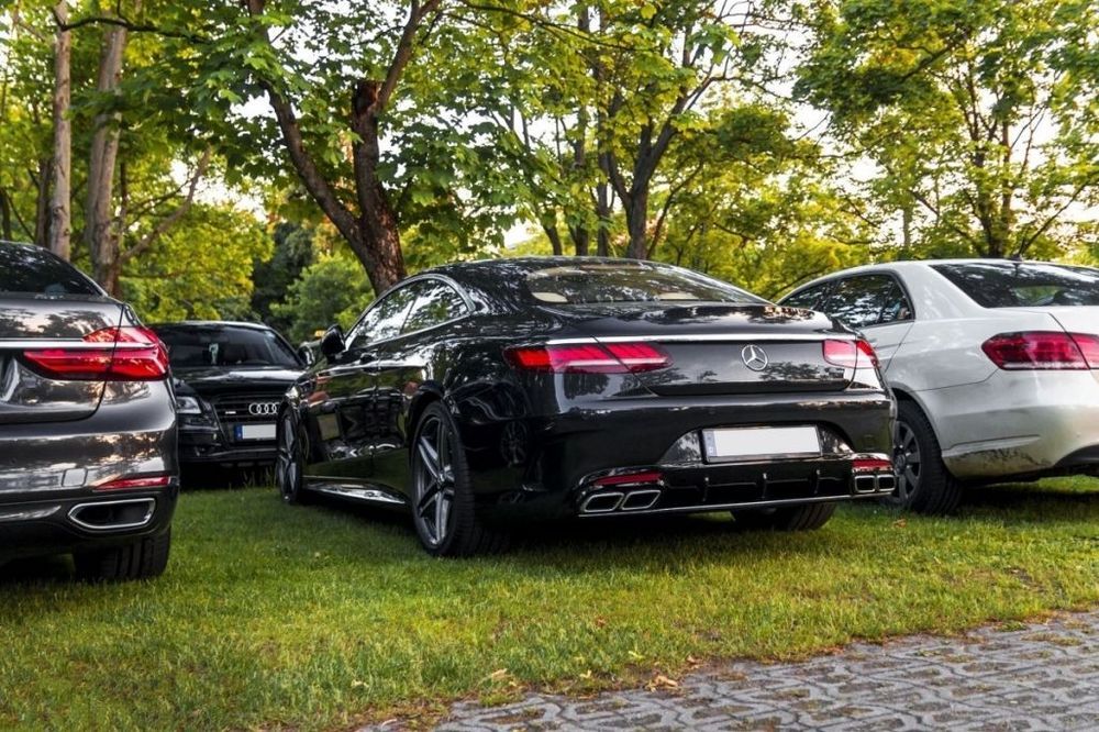 Difusor com Ponteiras Mercedes S C217 Coupé (2014 a 2020) Look S63
