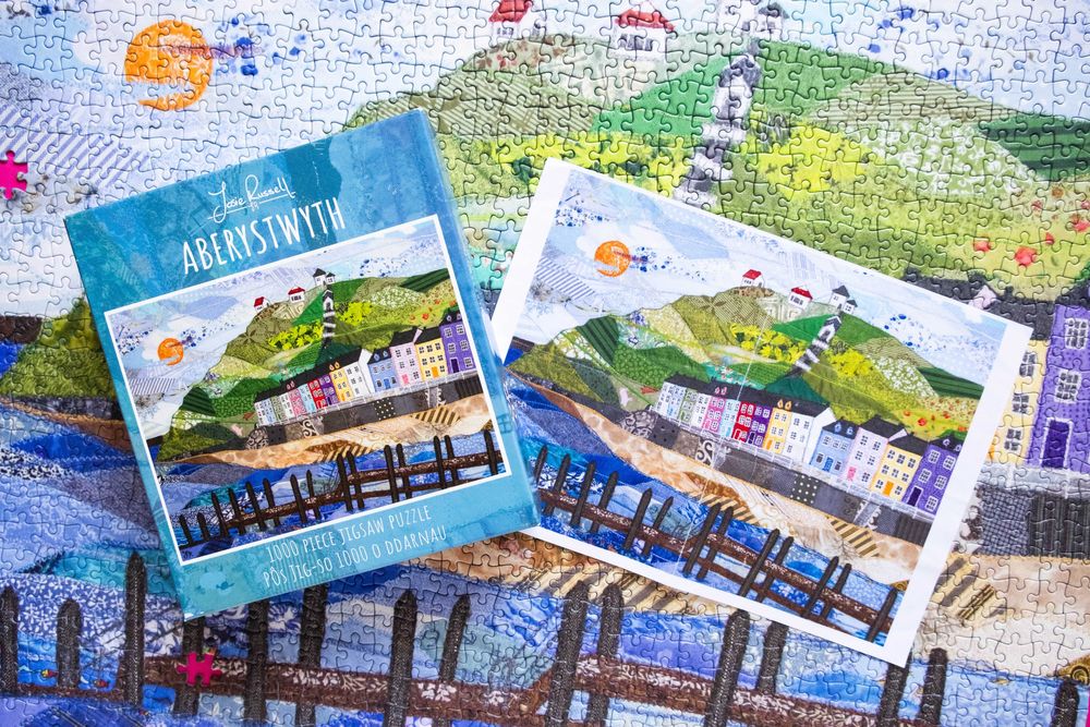 Puzzle Josie Russell Aberystwyth 1000 el (-2 ) morski widoczek