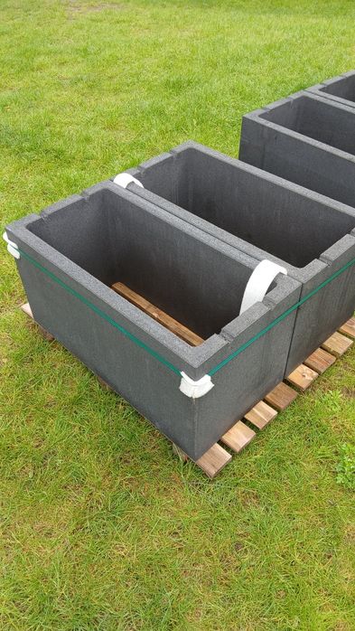 Donica betonowa 100x50x50 czarna