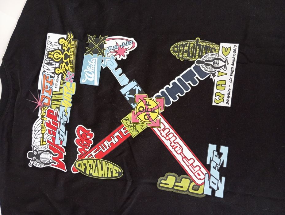 T-shirt męski rozm. L OFF WHITE