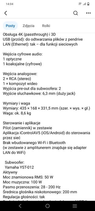 Amplituner Pioneer VSX 529