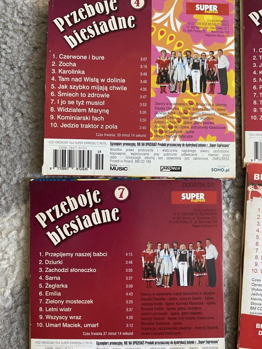 Przeboje biesiadne 6 szt CD