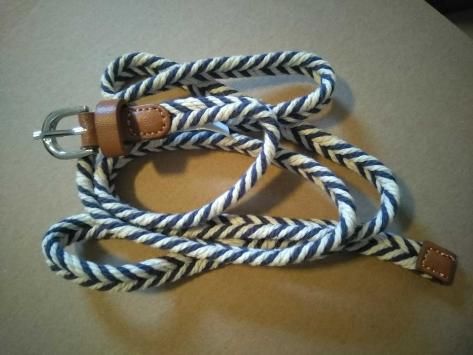 Pasek damski pleciony rozmiar 38