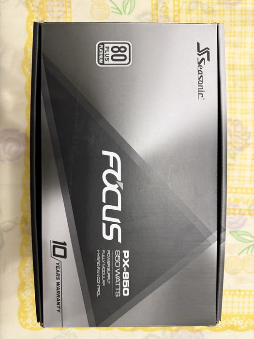 Fonte de alimentação Seasonic Focus PX850 850W Platinum