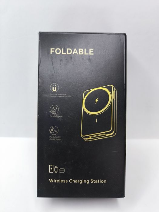 Magnetyczna Stacja Ładująca 3w1 MagSafe – Składana Ładowarka iPhone/Wa