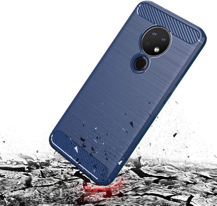 Etui Pancerne Do Nokia 7.2 / Nokia 6.2 Niebieski