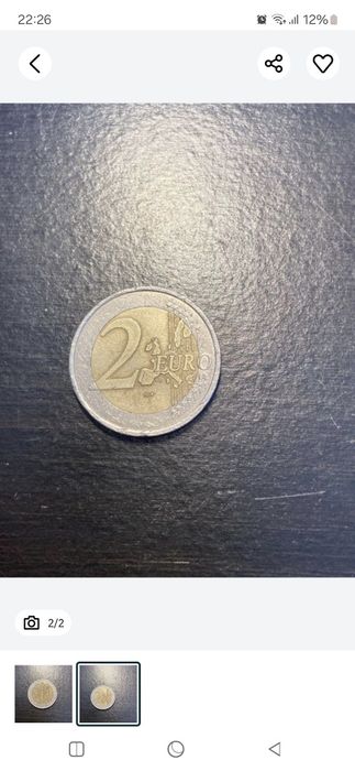 Vendo moeda de 2 euros Françesa com erros de cunhagem