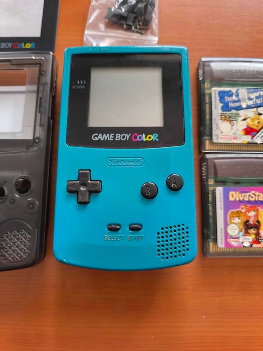 Game Boy Color + Jogos + Caixa Substituição