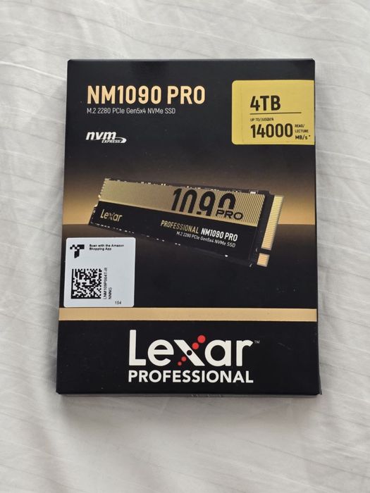 Nowy SSD Lexar NM1090 PRO 4TB - PCIe 5.0, Nieotwierany