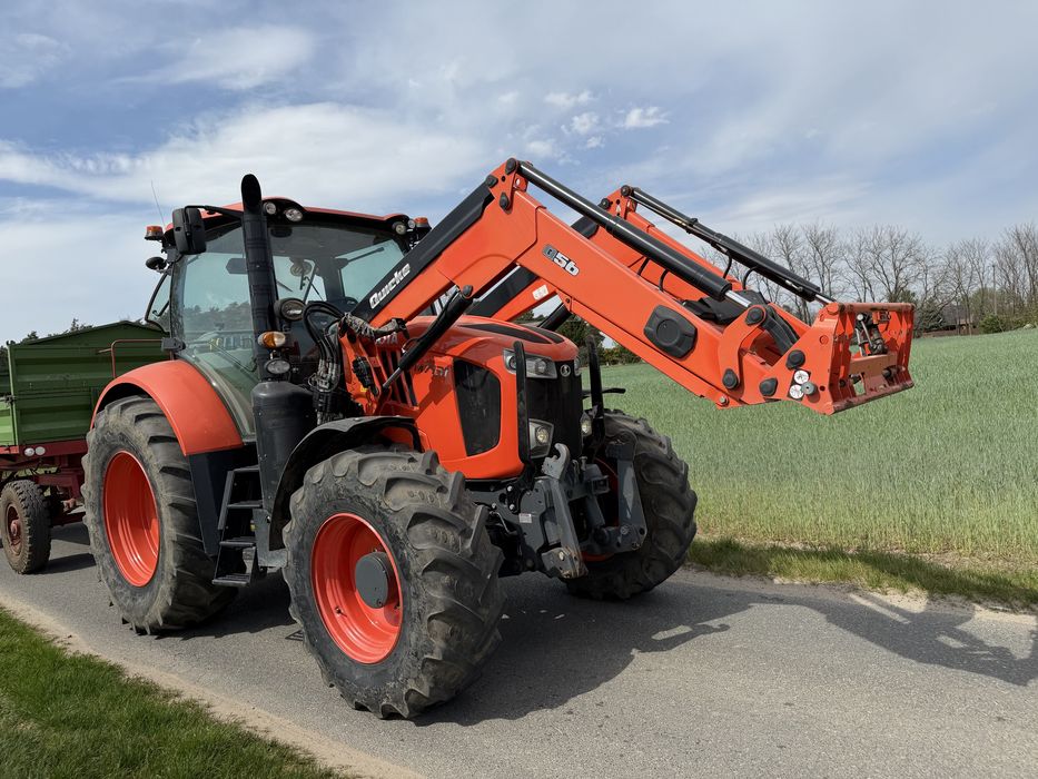 Kubota M7131 Przedni podnośnik, Ładowacz Quicke