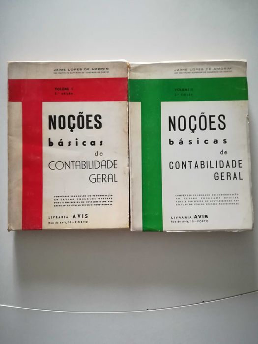 Noções básicas de contabilidade geral – 2 Volumes