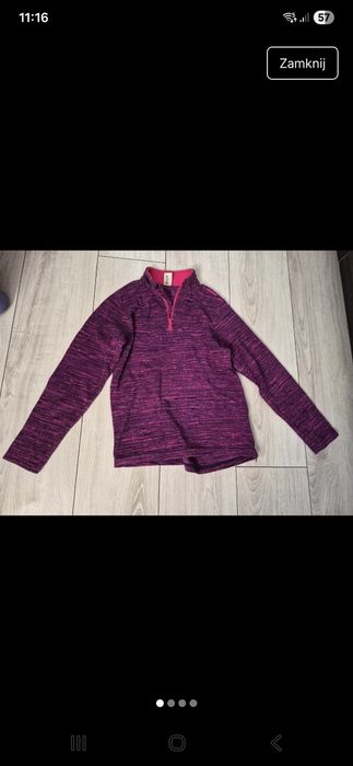 Bluza polarowa decathlon