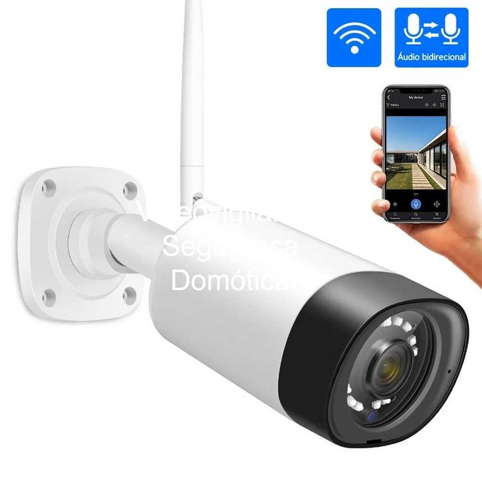 Sistema Vigilância ‼️ 8 Canais ‼️ 8 Câmaras ‼️ Sem Fios ‼️ UltraFullHD