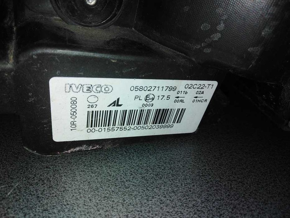 Iveco Daily Lampa Przód Prawa Full Led
