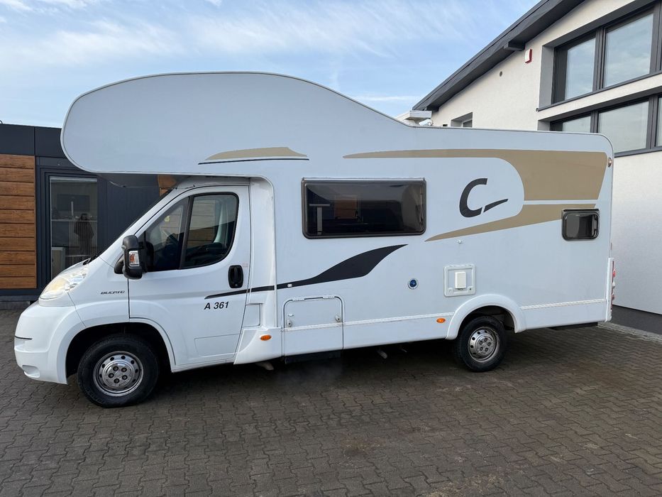 Fiat DUCATO CARADO A361 Capron  6 osób | 2x Klima | 2.3 bez AdBlue | Sat+TV | Markiza | Przetwornica |