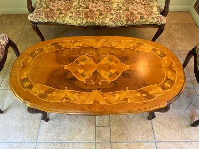 Komplet do oranżerii / ogrodu zimowego. 2 fotele, 1 sofa.