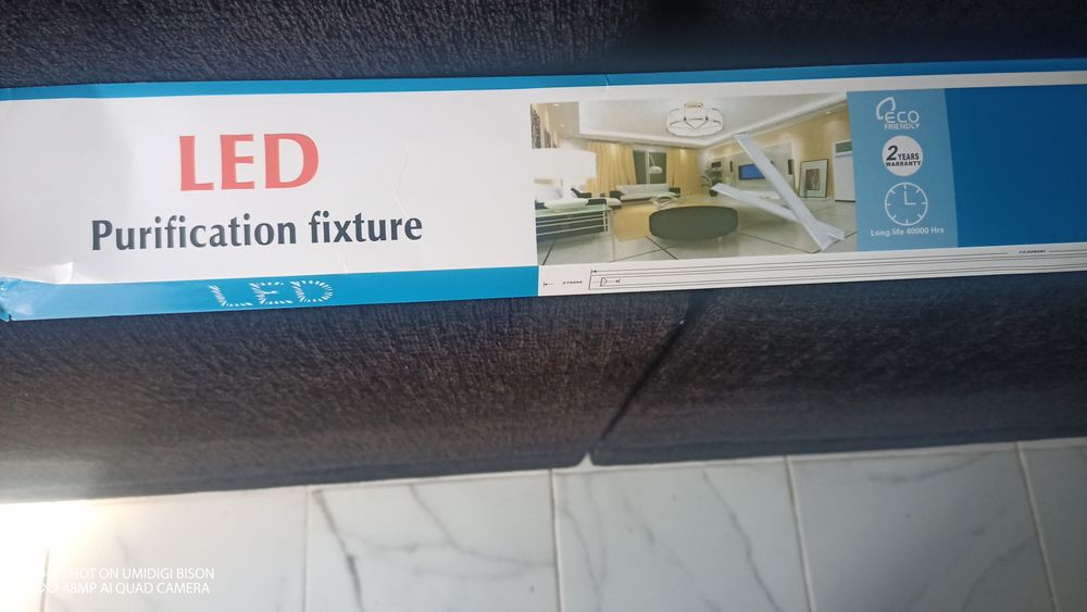 luminária com sensor de luminosidade, LED 45W