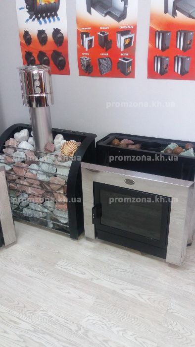 Печи каменки на дровах для бань и саун