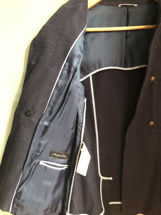 Casaco Massimo Dutti azul navy